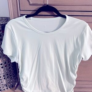 Lululemon women's workout shirt size 10 lime green